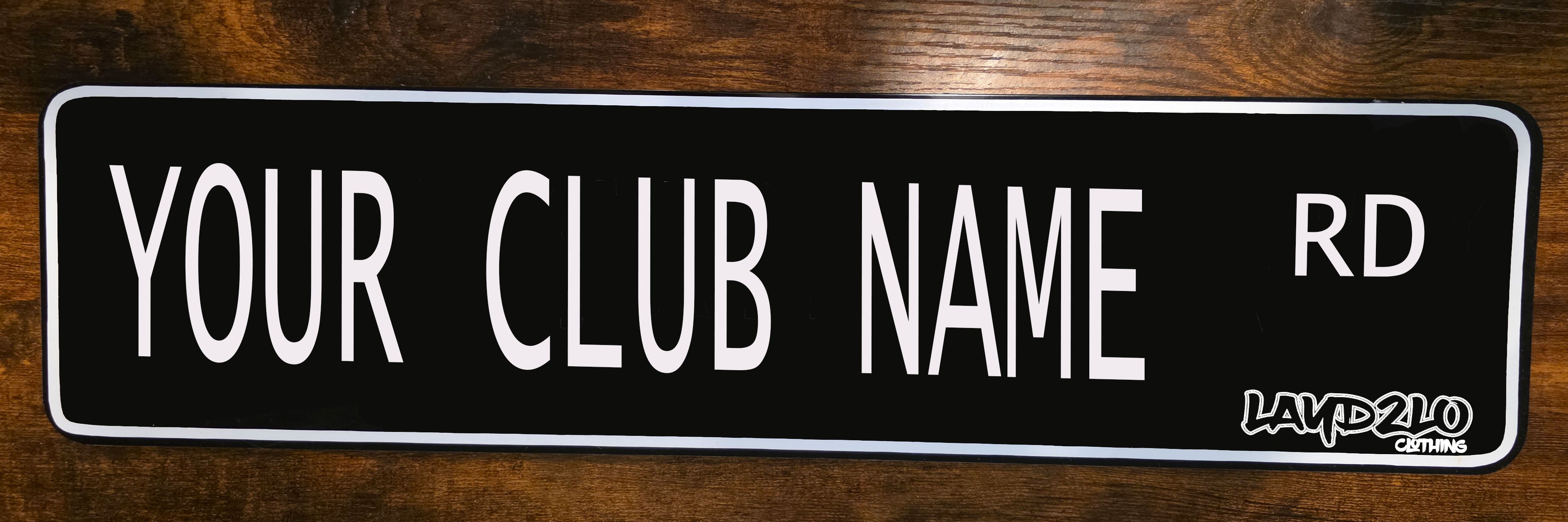 Street Sign Customized - 6x24 Aluminum