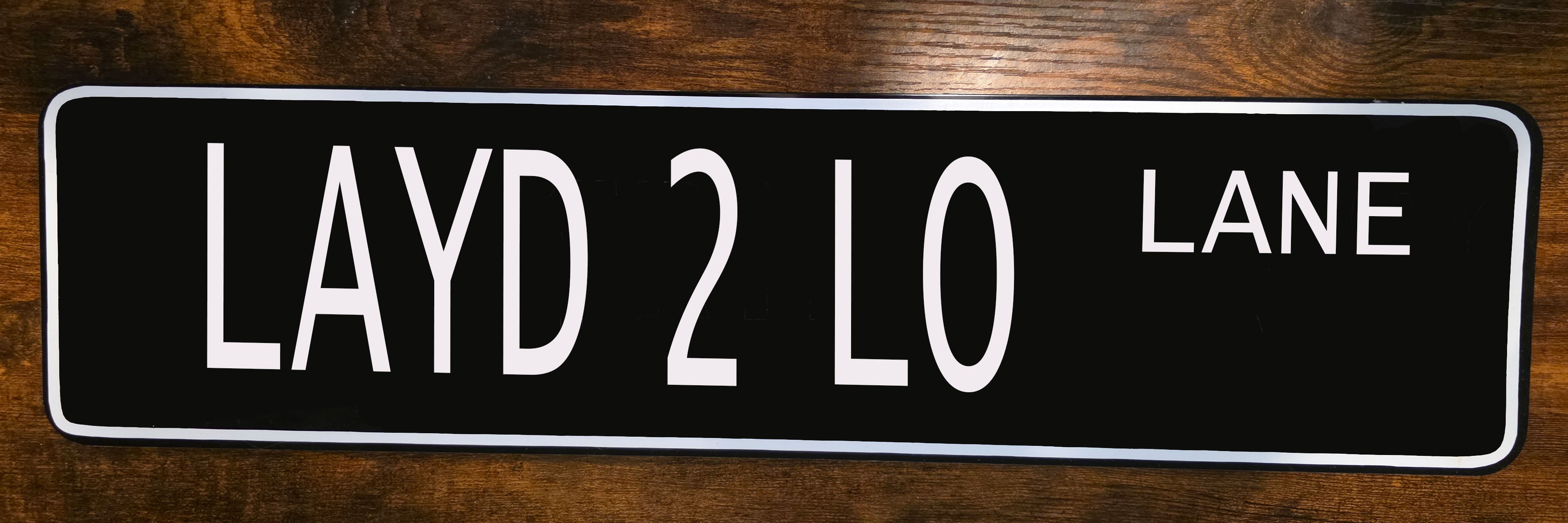 Street Sign - 6x24 Aluminum